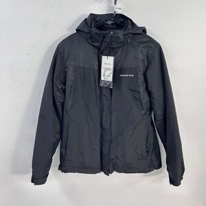 Venustas Heated Hooded Jacket Women's Small Black Battery Not Included Coat